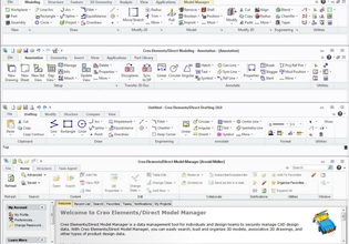 The new ribbon-UI makes it easy for new users to get up to speed quickly with features and functions.